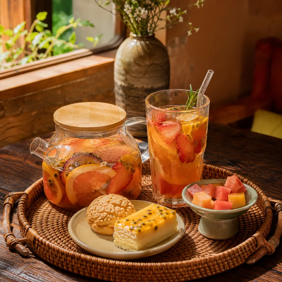 Bàn ăn tại Nhà Hàng Phương Đông